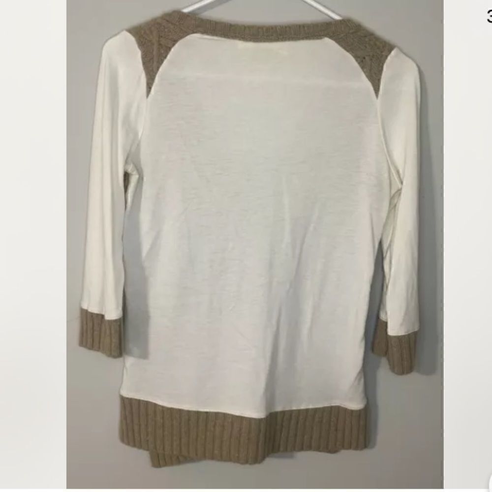 Pilcro and the Letterpress Wool Blend Long Sleeve Top - Picture 3 of 6